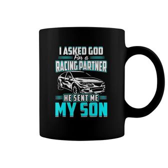 My Son Racing Partner Race Car Racing Auto Coffee Mug | Mazezy