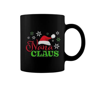 Nana Claus With Christmas Santa Hat Coffee Mug | Mazezy