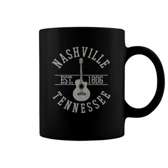 Nashville Tennessee Country Music City Guitar Player Gift Coffee Mug | Mazezy