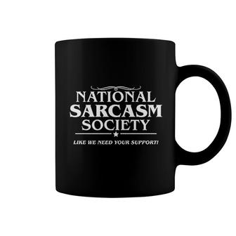 National Sarcasm Society Coffee Mug | Mazezy