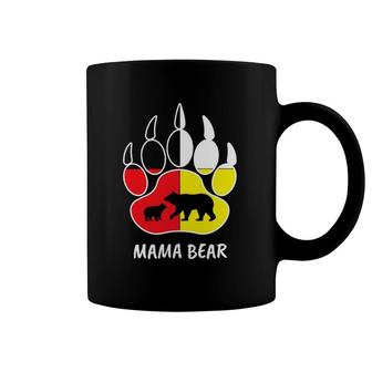 Native Mama Bear Inspired Indigenous Mama Bear Related Mother Coffee Mug | Mazezy