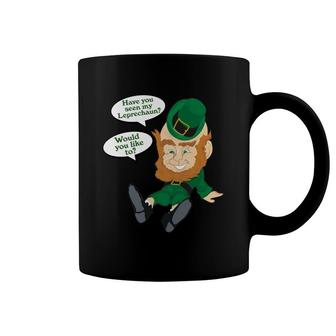 Naughty Drunk Leprechaun Funny St Patricks Day Coffee Mug - Thegiftio