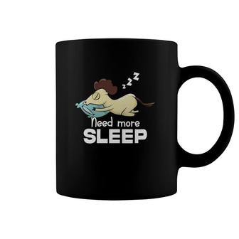 Need More Sleep Funny Horse Napping Equestrian Lazy Bedtime Coffee Mug | Mazezy
