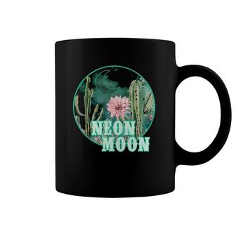 Neon Moon Country Retro Western 80S 90 Cactus Coffee Mug | Mazezy