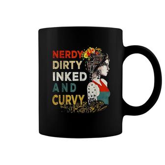 Nerdy Dirty Inked And Curvy Coffee Mug | Mazezy DE
