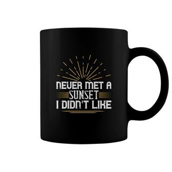 Never Met A Sunset I Didnt Like Coffee Mug | Mazezy