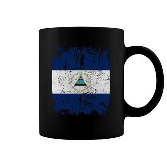 Nicaragua Flag Vintage Men Women Kids Nicaragua Coffee Mug | Mazezy