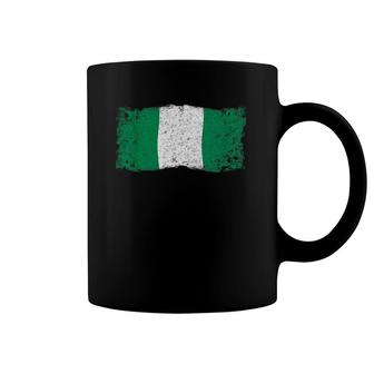 Nigeria Nigerian Vintage National Flag Retro Coffee Mug | Mazezy
