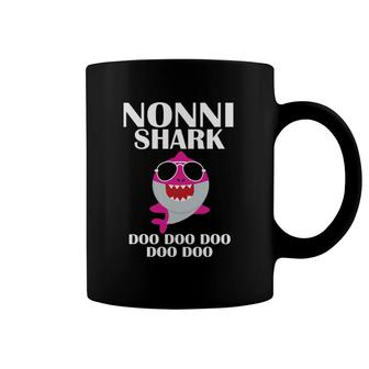 Nonni Shark Doo Doo Funny Mother's Day Noni Christmas Coffee Mug | Mazezy