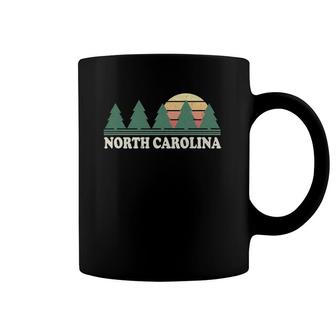 North Carolina Nc Vintage 70S Retro Graphic Tee Coffee Mug | Mazezy