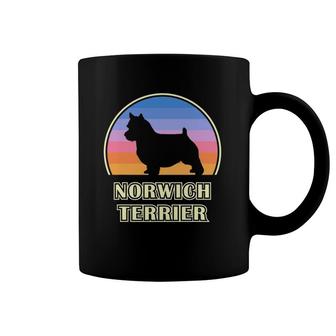 Norwich Terrier Vintage Sunset Dog Coffee Mug | Mazezy