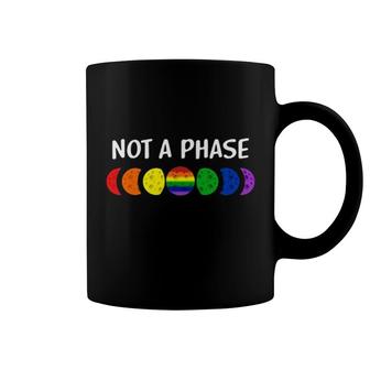 Not A Phase Moon Lgbt Pride Coffee Mug | Mazezy