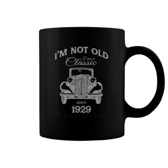 Not Old I'm A Classic Since 1929 Funny 93Rd Birthday Gift Coffee Mug | Mazezy
