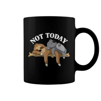 Not Today Lazy Sloth And Koala Pajama Coffee Mug | Mazezy