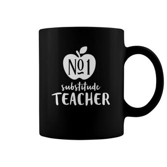 Number 1 Substitute Teacher Gift Coffee Mug | Mazezy