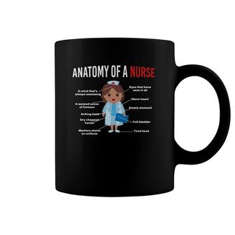 Nurse Anatomy Of A Nurse Coffee Mug | Mazezy