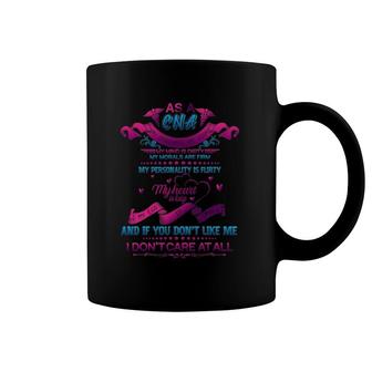 Nurses - Cna Don't Care At All Coffee Mug | Mazezy DE