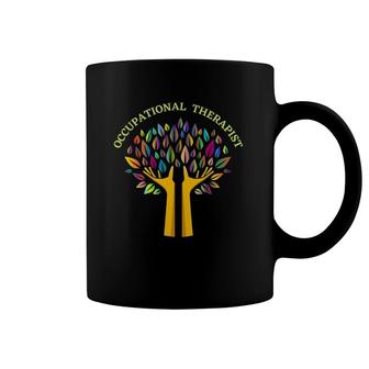 Occupational Therapist Ot Therapy Special Needs Rainbow Tree Coffee Mug | Mazezy DE