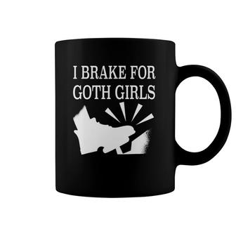 Oddities Decor Girls Gothic Graphic Trad Goth Coffee Mug | Mazezy AU