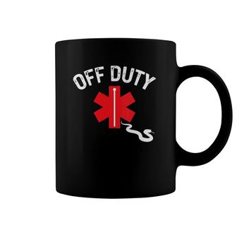 Off Duty Snake Paramedic Funny Nurse Ems First Responder Coffee Mug | Mazezy
