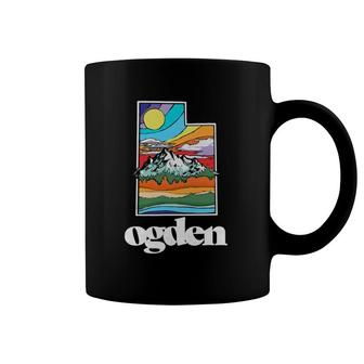 Ogden Utah Vintage Nature Outdoor Graphic Coffee Mug | Mazezy