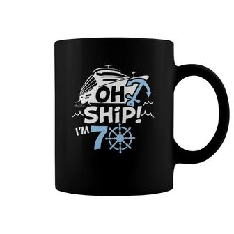 Oh Ship I'm 70 - 70Th Birthday Cruise Men And Women Coffee Mug | Mazezy