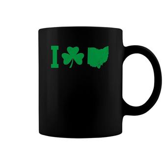 Ohio St Patrick's Day I Shamrock Love Ohio Coffee Mug | Mazezy