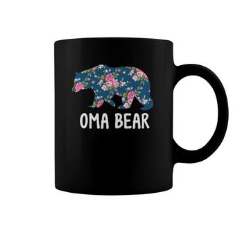 Oma Bear Floral Grandmother Coffee Mug | Mazezy UK