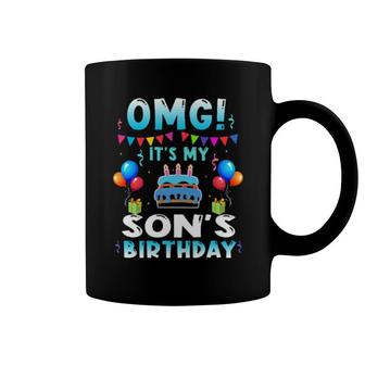 Omg It's My Son's Birthday Happy To Me You Daddy Mommy Coffee Mug | Mazezy