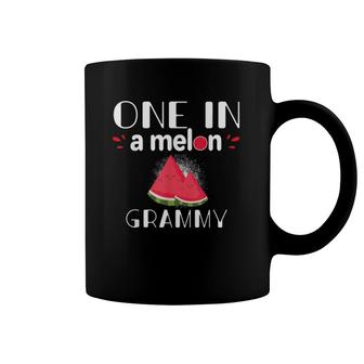 One In A Melon Grammy Funny Watermelon Family Matching Gift Coffee Mug | Mazezy