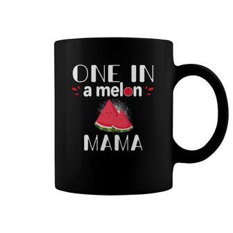 One In A Melon Mama Funny Watermelon Family Matching Gift Coffee Mug | Mazezy