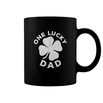 One Lucky Dad Vintage St Patrick Day Gift Coffee Mug - Thegiftio UK