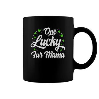 One Lucky Fur Mama St Patrick's Day Irish Gifts Womens Coffee Mug | Mazezy
