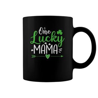 One Lucky Mama St Patrick's Day Funny Mom Gift Coffee Mug | Mazezy
