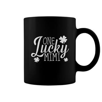 One Lucky Mimi Shamrock Gift For Saint Patricks Day Coffee Mug - Thegiftio UK