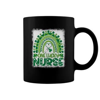 One Lucky Nurse Lucky Rainbow St Patricks Day Coffee Mug | Mazezy