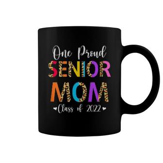 One Proud Senior Mom Class Of 2022 Leopard Coffee Mug | Mazezy