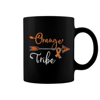 Orange Ribbon Tribe Gift Coffee Mug | Mazezy