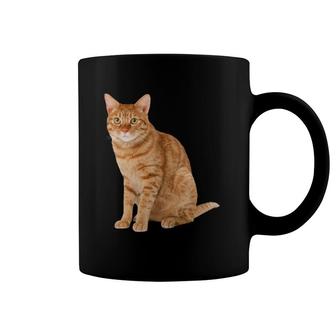 Orange Tabby Cat Lovers Gift Coffee Mug | Mazezy
