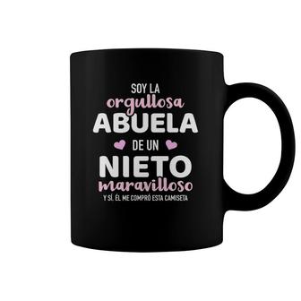 Orgullosa Abuela De Un Nieto Maravilloso Coffee Mug | Mazezy