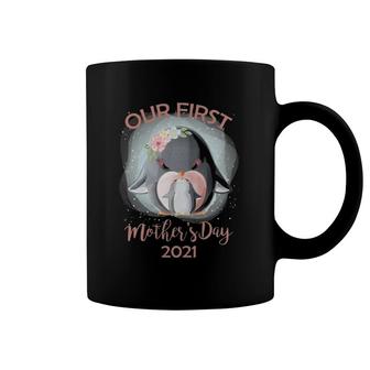 Our First Mother's Day Cute Penguin Mothers Day Coffee Mug | Mazezy