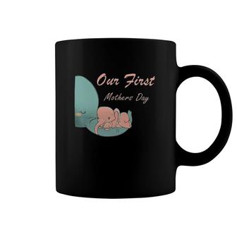 Our First Mothers Day Elephant Grandma Mothers Day Coffee Mug | Mazezy