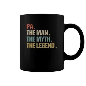 Pa The Man Myth Legend Funny Father Dad Christmas Gift Coffee Mug | Mazezy