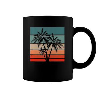 Palm Trees Retro Style Vintage Tank Top Coffee Mug | Mazezy