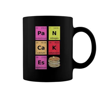 Pancakes Waffles Chemistry Scientist Periods System Teacher Coffee Mug | Mazezy