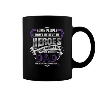 Pancreatic Cancer Warrior - I Wear Purple For My Dad Coffee Mug | Mazezy