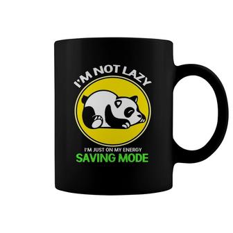 Panda I'm Not Lazy I'm Just On Energy Saving Mode Coffee Mug | Mazezy