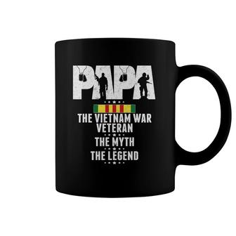 Papa Vietnam Veteran The Myth The Legend Gift Coffee Mug | Mazezy