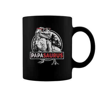 Papasaurusrex Dinosaur Funny Papa Saurus Family Matching Coffee Mug | Mazezy