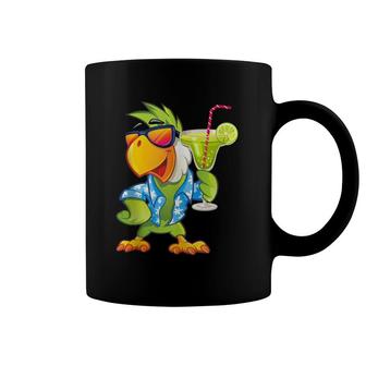 Parrots Drinking Margarita Hawaiian Birds Funny Family Cute Coffee Mug | Mazezy DE